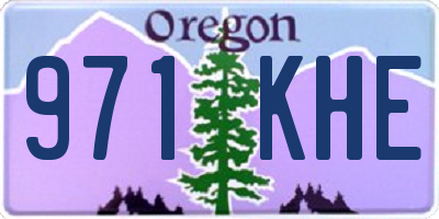 OR license plate 971KHE