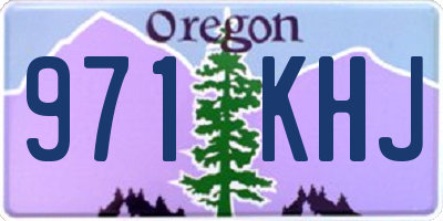 OR license plate 971KHJ