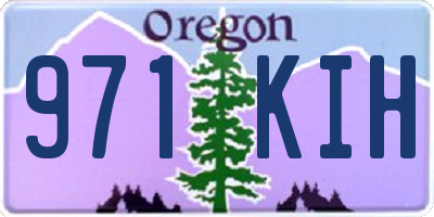 OR license plate 971KIH