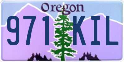 OR license plate 971KIL