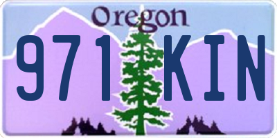 OR license plate 971KIN