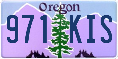 OR license plate 971KIS