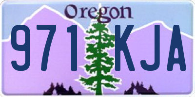 OR license plate 971KJA