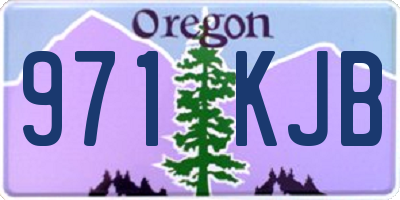 OR license plate 971KJB