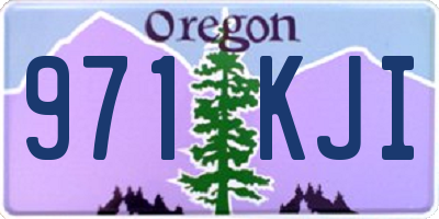 OR license plate 971KJI