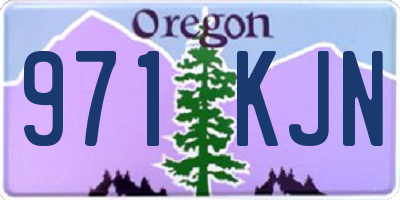 OR license plate 971KJN