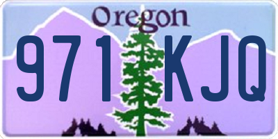 OR license plate 971KJQ