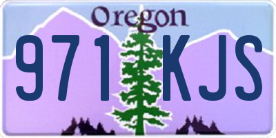 OR license plate 971KJS