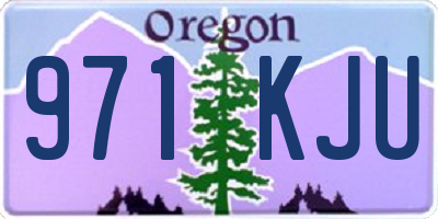 OR license plate 971KJU
