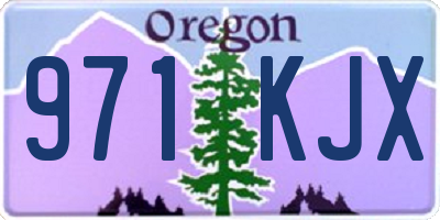 OR license plate 971KJX