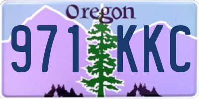 OR license plate 971KKC