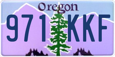 OR license plate 971KKF