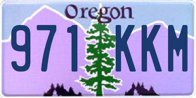 OR license plate 971KKM