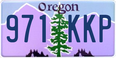 OR license plate 971KKP