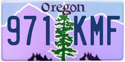 OR license plate 971KMF