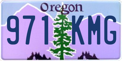 OR license plate 971KMG