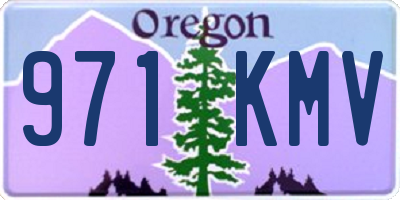 OR license plate 971KMV