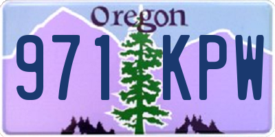 OR license plate 971KPW