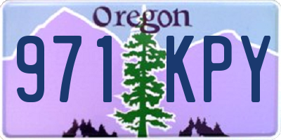 OR license plate 971KPY