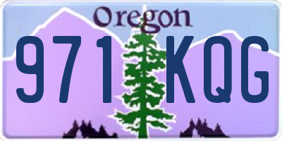 OR license plate 971KQG
