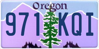OR license plate 971KQI