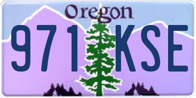 OR license plate 971KSE