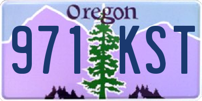 OR license plate 971KST