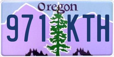 OR license plate 971KTH