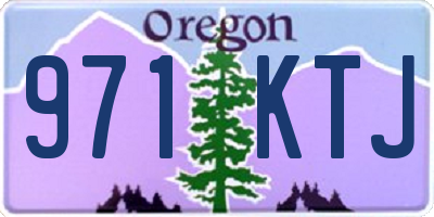 OR license plate 971KTJ