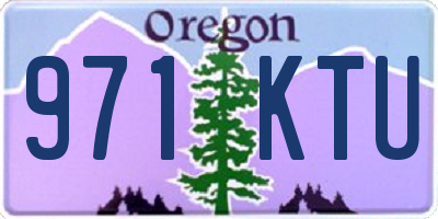 OR license plate 971KTU
