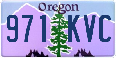 OR license plate 971KVC