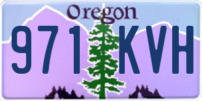 OR license plate 971KVH