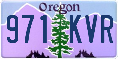OR license plate 971KVR