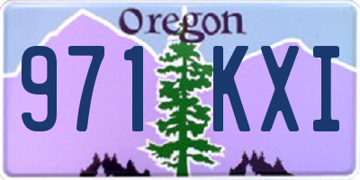 OR license plate 971KXI