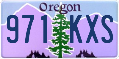OR license plate 971KXS