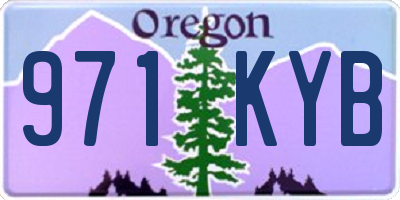 OR license plate 971KYB