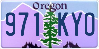 OR license plate 971KYO
