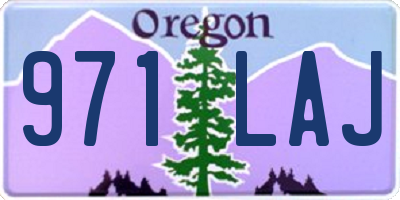 OR license plate 971LAJ