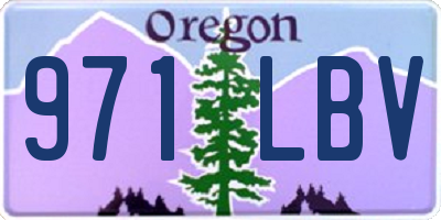 OR license plate 971LBV
