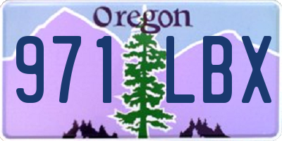 OR license plate 971LBX