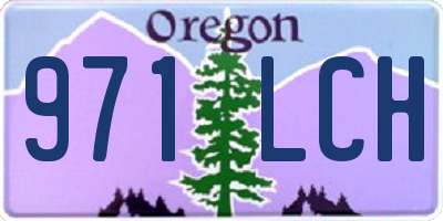 OR license plate 971LCH