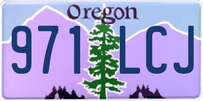 OR license plate 971LCJ