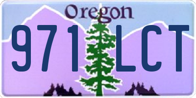 OR license plate 971LCT