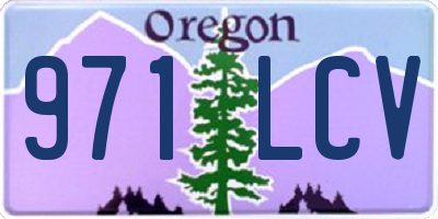 OR license plate 971LCV