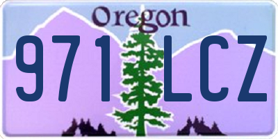 OR license plate 971LCZ