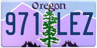 OR license plate 971LEZ