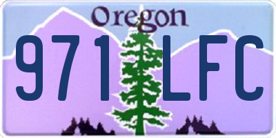 OR license plate 971LFC