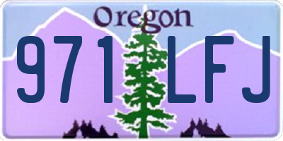 OR license plate 971LFJ