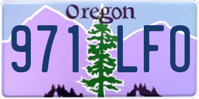 OR license plate 971LFO
