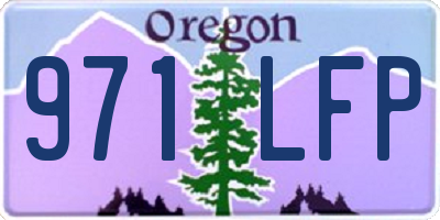 OR license plate 971LFP